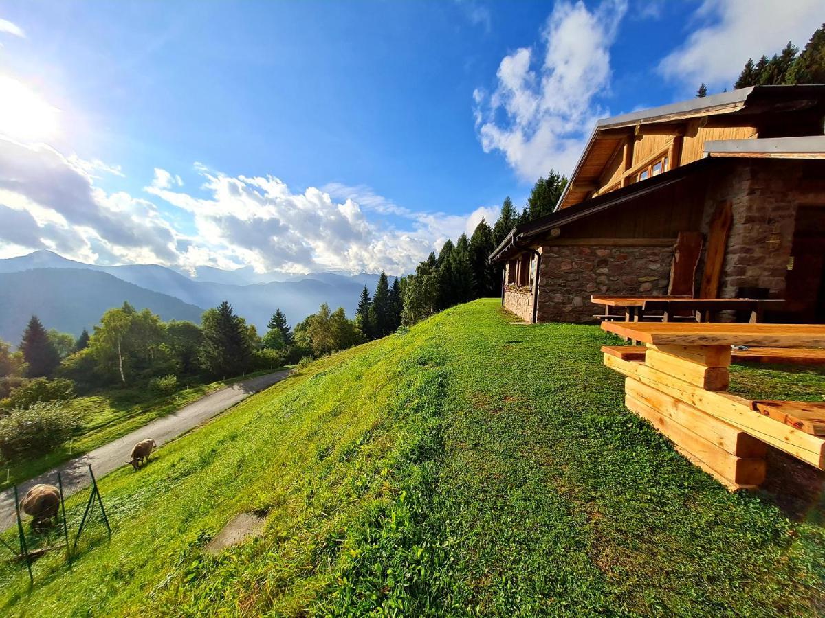 Castel Condino Chalet Chapeau Rar المظهر الخارجي الصورة